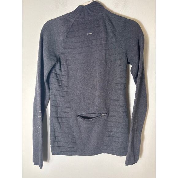 Lululemon Gray 1/4 Zip Pullover Sweater Sz S - Picture 2 of 2